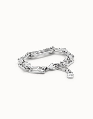 Unode50 Impresive White Topaz Link Bracelet