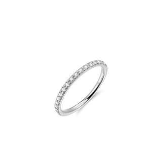 Gisser CZ Pavé Stackable Ring