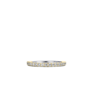 Gisser Gold Plated Pavé Stackable Ring