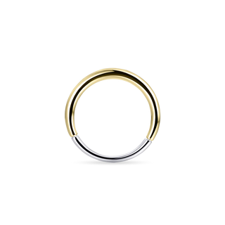 Gisser Gold Plated Shiny Stacking Ring
