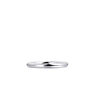 Gisser Silver Shiny Stacking Ring