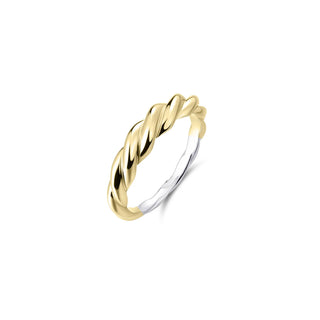 Gisser Gold Plated Rope Stackable Ring