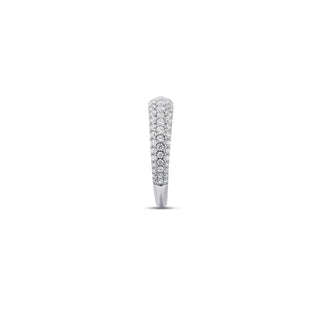 Gisser Silver CZ Pavé Dome Ring