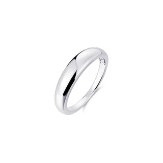 Gisser Silver Stackable Polished Ring