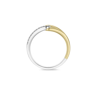 Gisser Gold Plated Silver CZ Forever Sparkle Ring