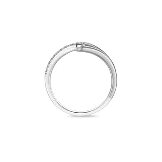 Gisser Silver CZ Forever Sparkle Ring