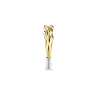 Gisser Gold Plated Silver Forever Plait Ring
