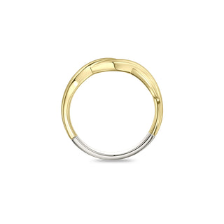 Gisser Gold Plated Silver Forever Plait Ring