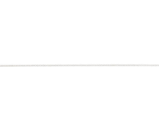 Silver 1.28mm Curb Chain