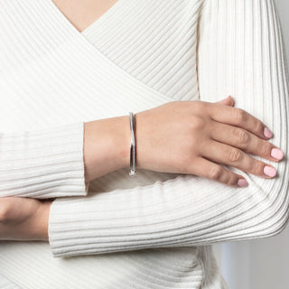 Gisser Silver Icon Bangle