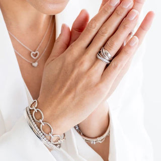 Gisser Silver 3mm Brilliant Tennis Bracelet