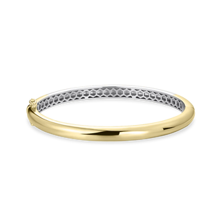 Gisser Gold Plated 6mm Polished Bangle - 60mm