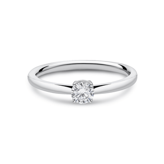 9ct White Gold Laboratory-Grown Diamond Blanca Ring