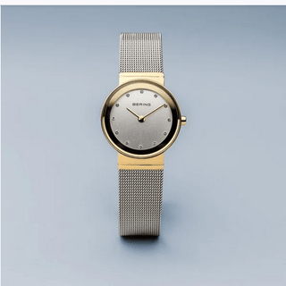 Bering Ladies Two Tone Watch | 10126-001 | Swarovski Elements Dial Watch