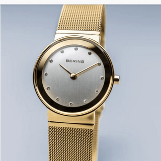 Bering Ladies Classic Polished Gold Watch