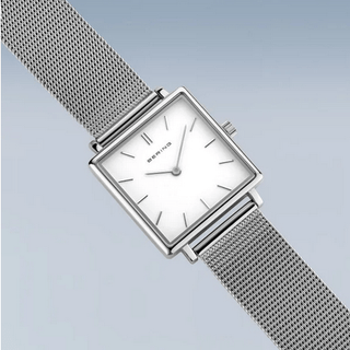 Bering Ladies Square Silver Watch | 18226-004 | Modern Watches For Her