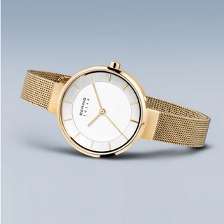 Bering Ladies Ultra Thin Solar Watch | 14631-324 | Lightweight Solar Watch