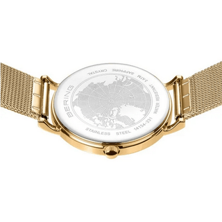 Bering Ladies Classic 39mm Gold Watch | 14134-331 | Simple Gold Watch