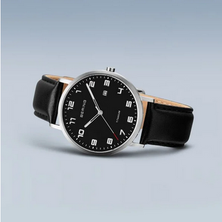 Bering Men's Titanium Black Dial Watch | 18640-402 | Black Watches