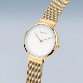 Bering Ladies Minimalist Gold Watch | 14531-334 | Minimalistic Watches