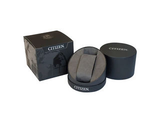 Citizen Eco-Drive White Dial Black Leather Strap | BM8240-11B