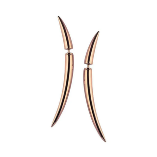 Shaun Leane Rose Gold Vermeil Quill Earrings