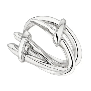 Shaun Leane Silver Sabre Deco Twist Ring