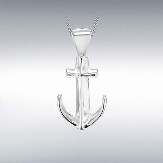 Silver Anchor Pendant