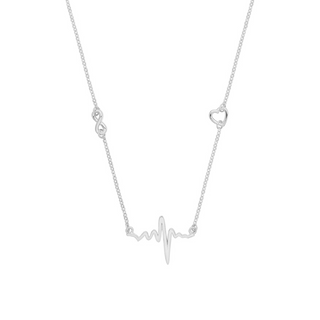 Infinite Love Heart Beat Necklace