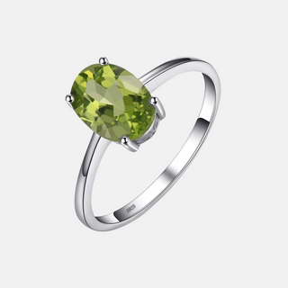 Sterling Silver Peridot Ring