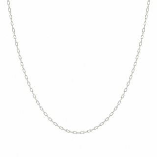 Silver 1.59mm Filed Trace Chain