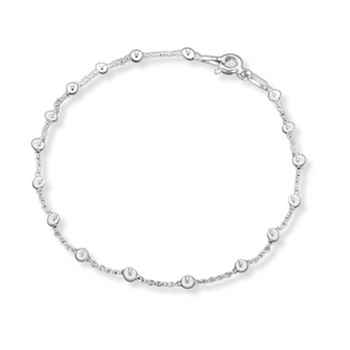 Silver 2mm Ball Bracelet