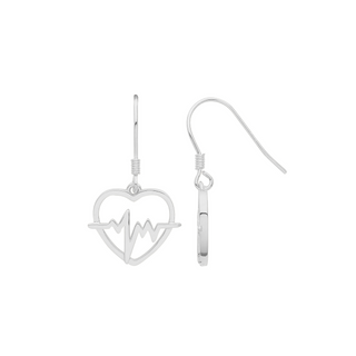 Heartbeat Drop Earrings