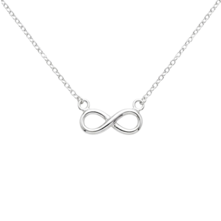 Silver Small Infinity Necklace