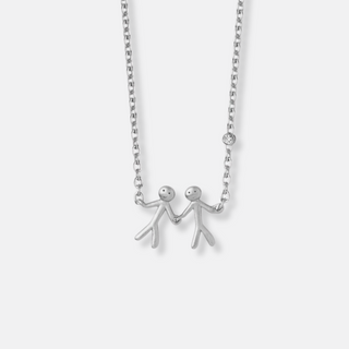 Silver Together Necklace