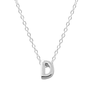 Small Initial 'D' Necklace