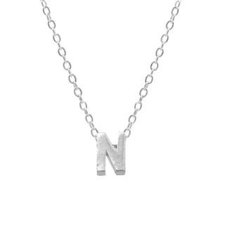 Small Initial 'N' Necklace