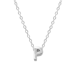 Small Initial 'P' Necklace