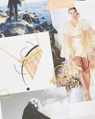 Ania Haie Gold Plated Tassel Drop Adjustable Ring
