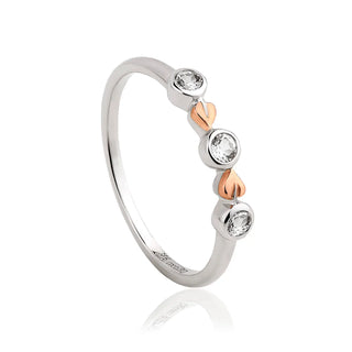 Clogau Tree of Life Clover Ring | Size O Stacking Ring | 3SLKR
