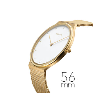 Bering Ultra Slim Ladies Gold Watch | 18440-334