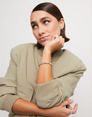 Uno de 50 Journey bracelet worn on the wrist