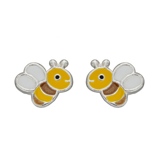 Yellow Bee Children's Earrings
