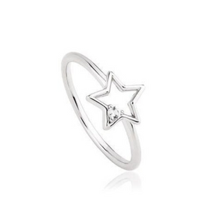 Lucinda King Faith Open Star Ring