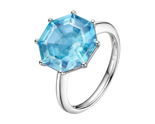 Fei Liu Victoriana Large Octagon Cut Ring | VIC-750W-002-BT00