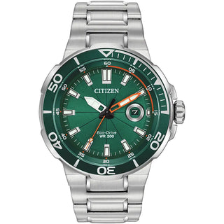 Citizen Men's Sport Green Dial Watch | AW1428-53X