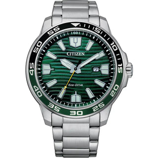 Citizen Gents Marine Sport Green Dial Watch