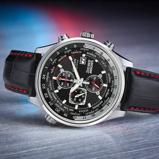 Citizen Red Arrows Chronograph Leather Watch