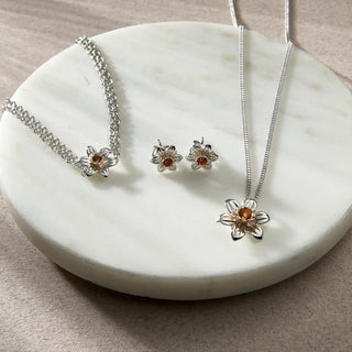 Clogau Daffodil Pendant | 3SDP3 | Natural Wales Collection