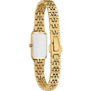 Ladies Gold Plated Citizen Eco Drive Watch